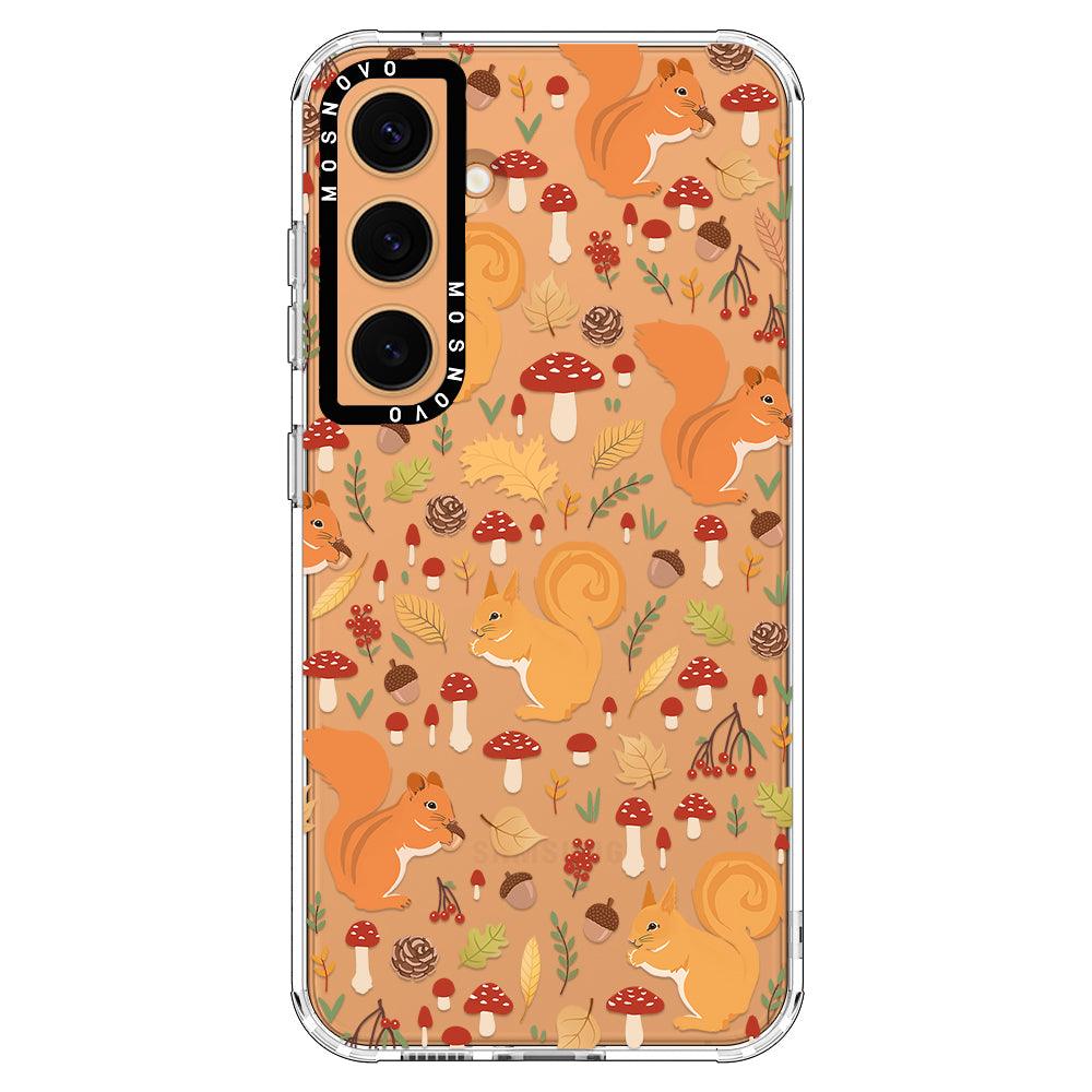 Autumn Squirrel Phone Case - Samsung Galaxy S24 Plus Case - MOSNOVO