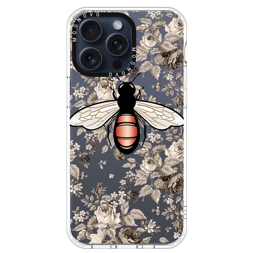 Vintage Bee Phone Case - iPhone 15 Pro Max Case - MOSNOVO