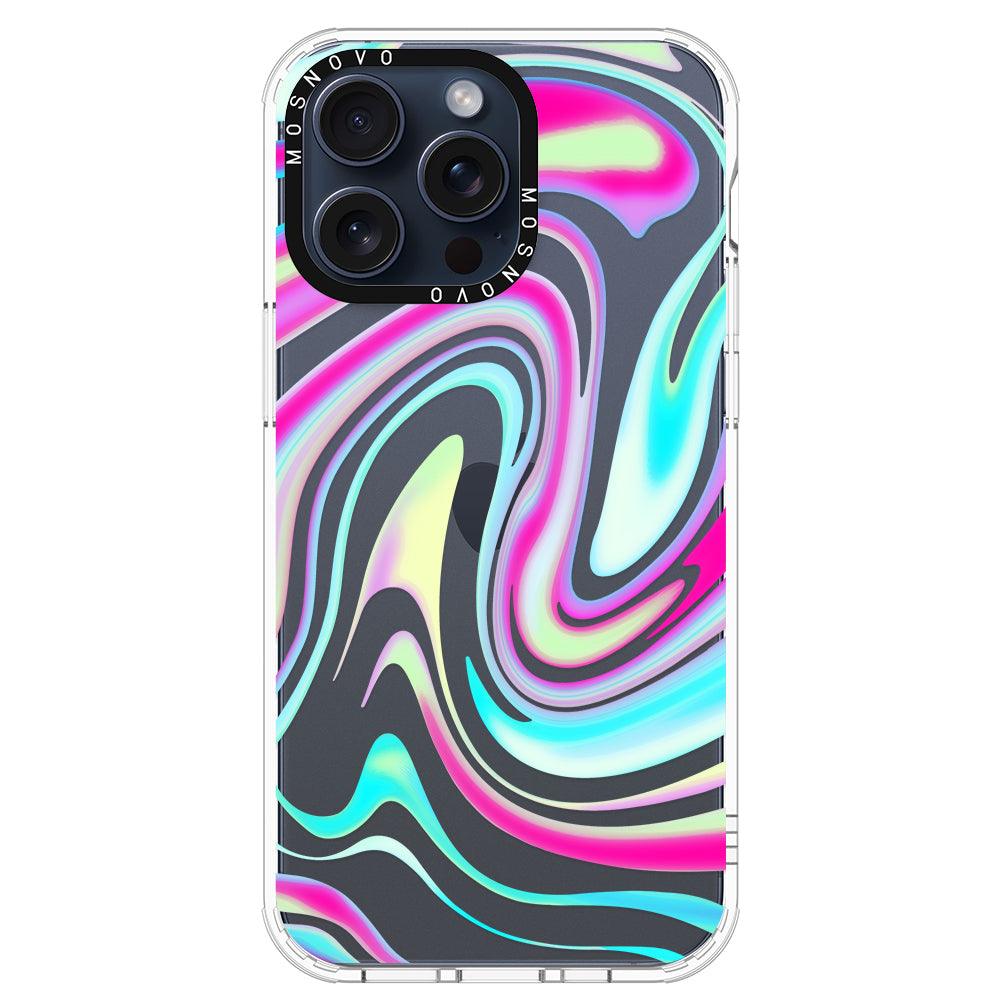 Psychedelic Swirls Phone Case - iPhone 15 Pro Max Case - MOSNOVO