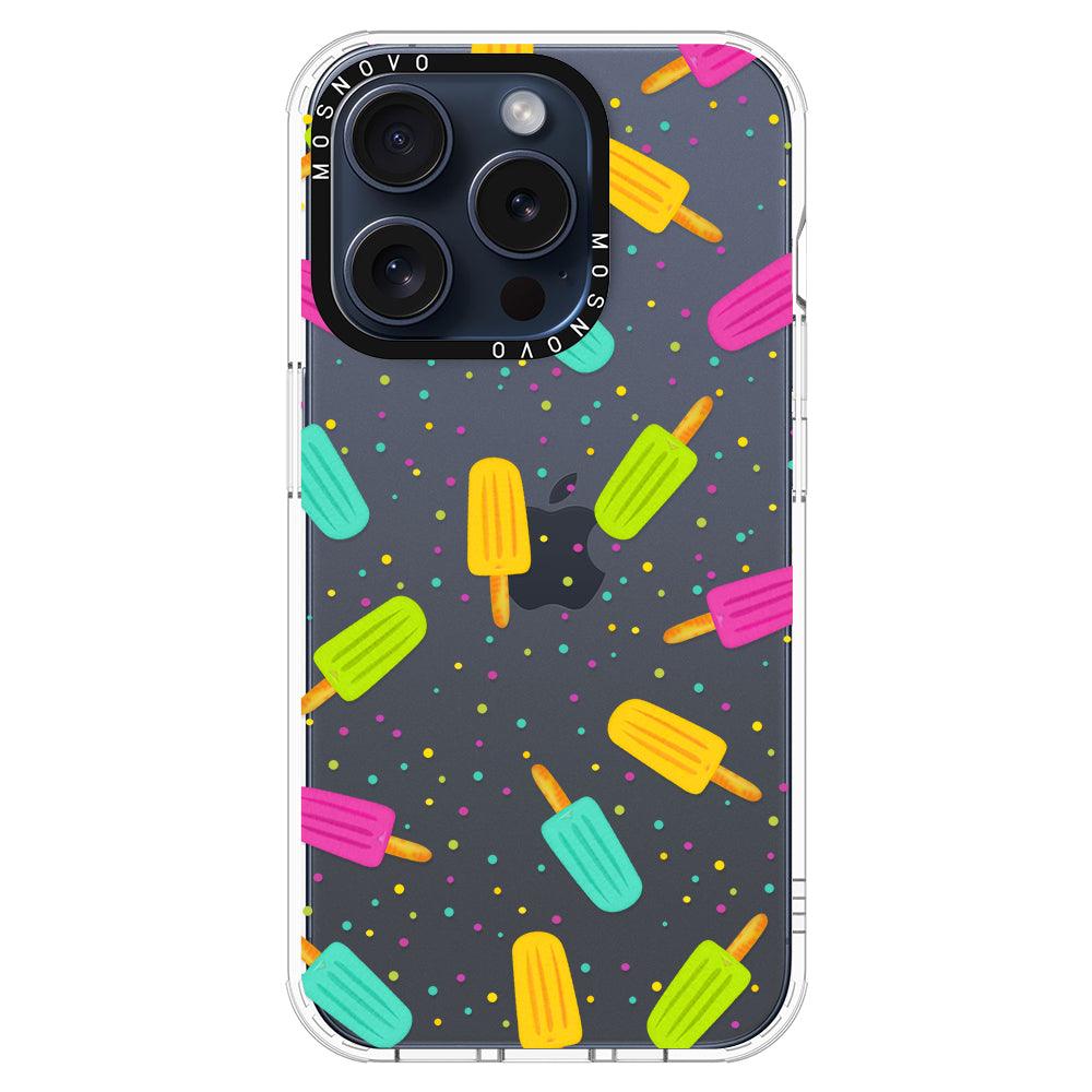 Rainbow Ice Pop Phone Case - iPhone 15 Pro Case - MOSNOVO