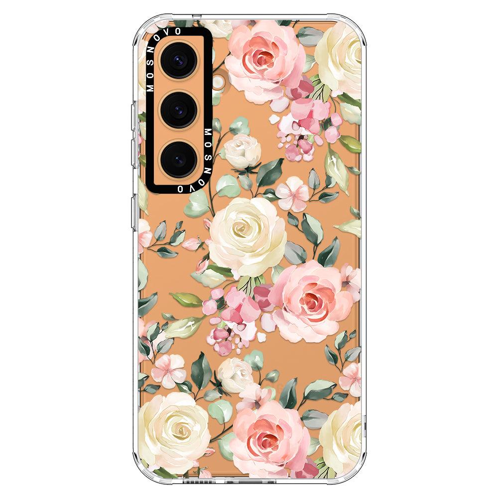 Watercolor Floral Phone Case - Samsung Galaxy S24 Case - MOSNOVO