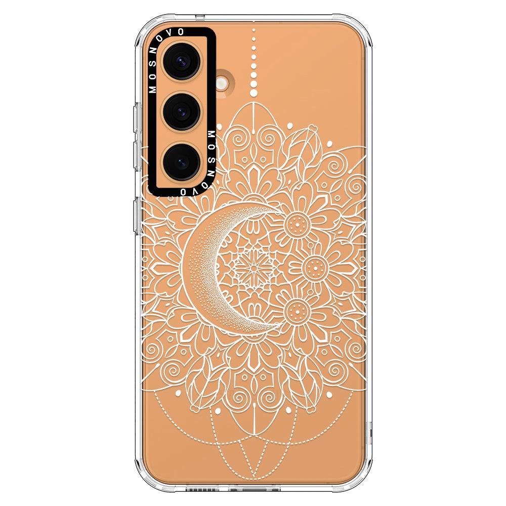 Moon Henna Phone Case - Samsung Galaxy S24 Plus Case - MOSNOVO