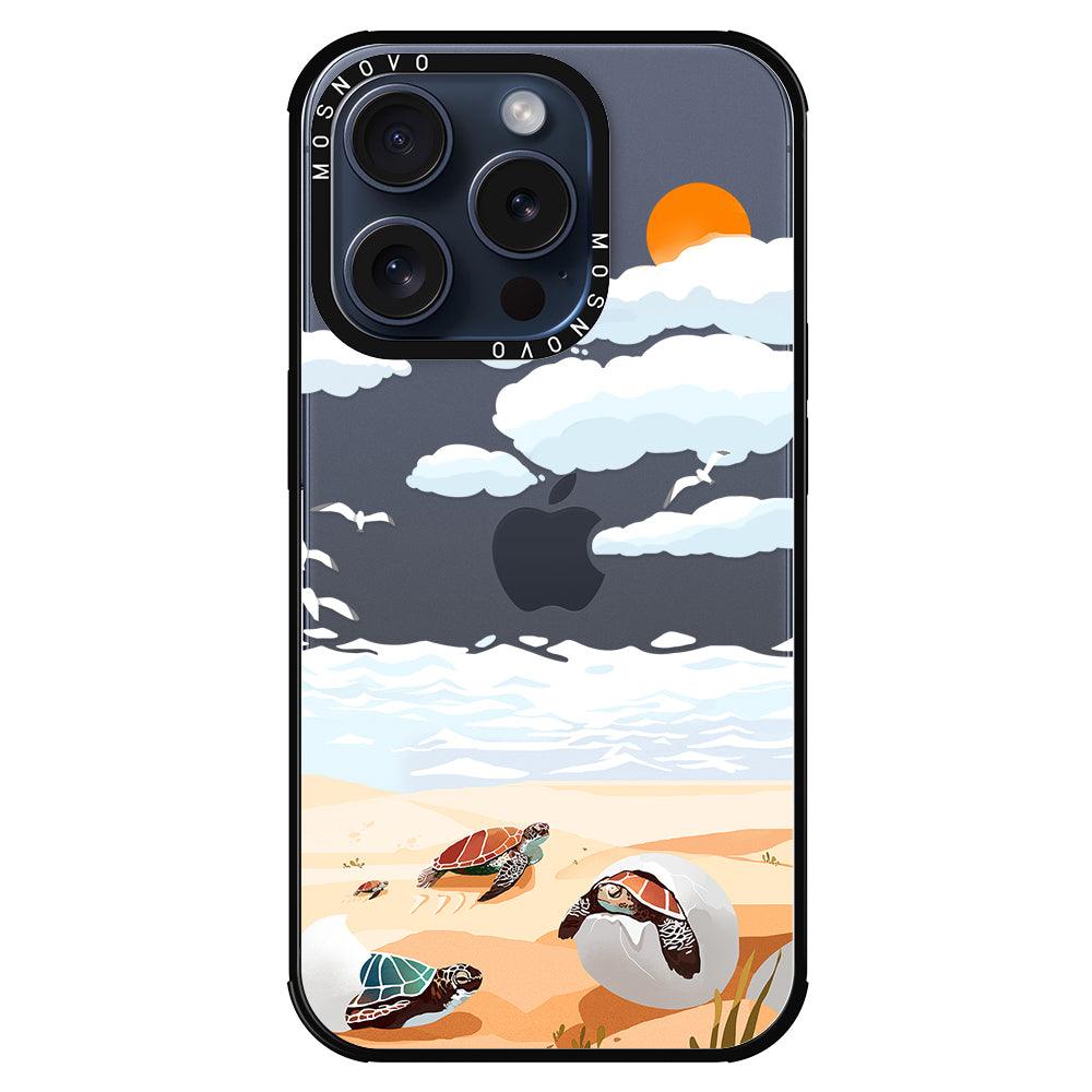 Baby Tortoise Phone Case - iPhone 15 Pro Case - MOSNOVO