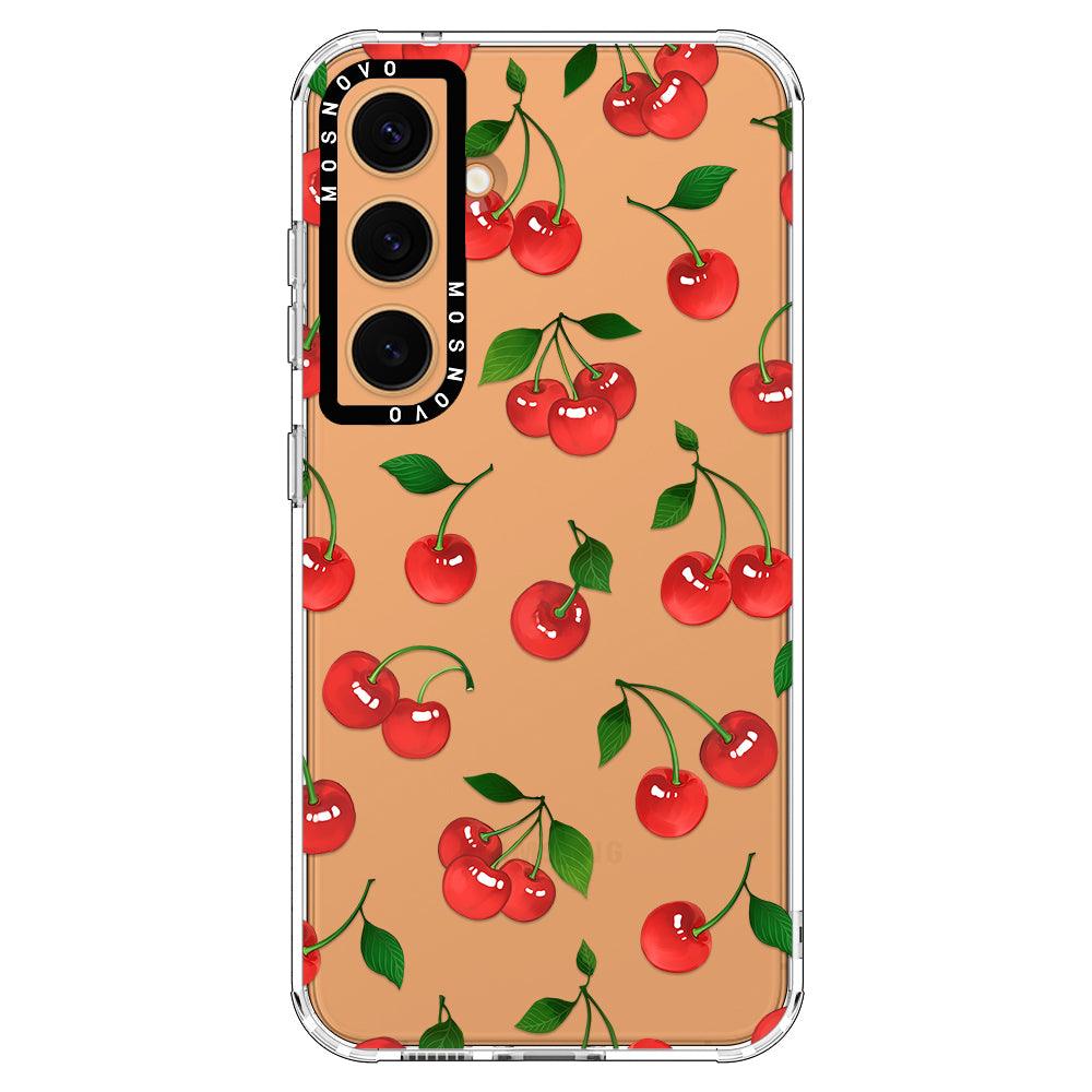 Cute Cherry Phone Case - Samsung Galaxy S24 Plus Case - MOSNOVO