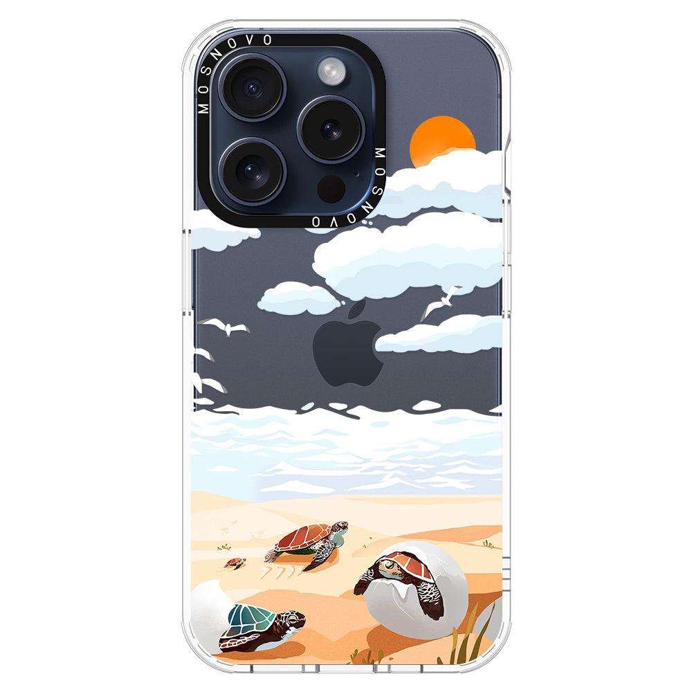 Baby Tortoise Phone Case - iPhone 15 Pro Case - MOSNOVO