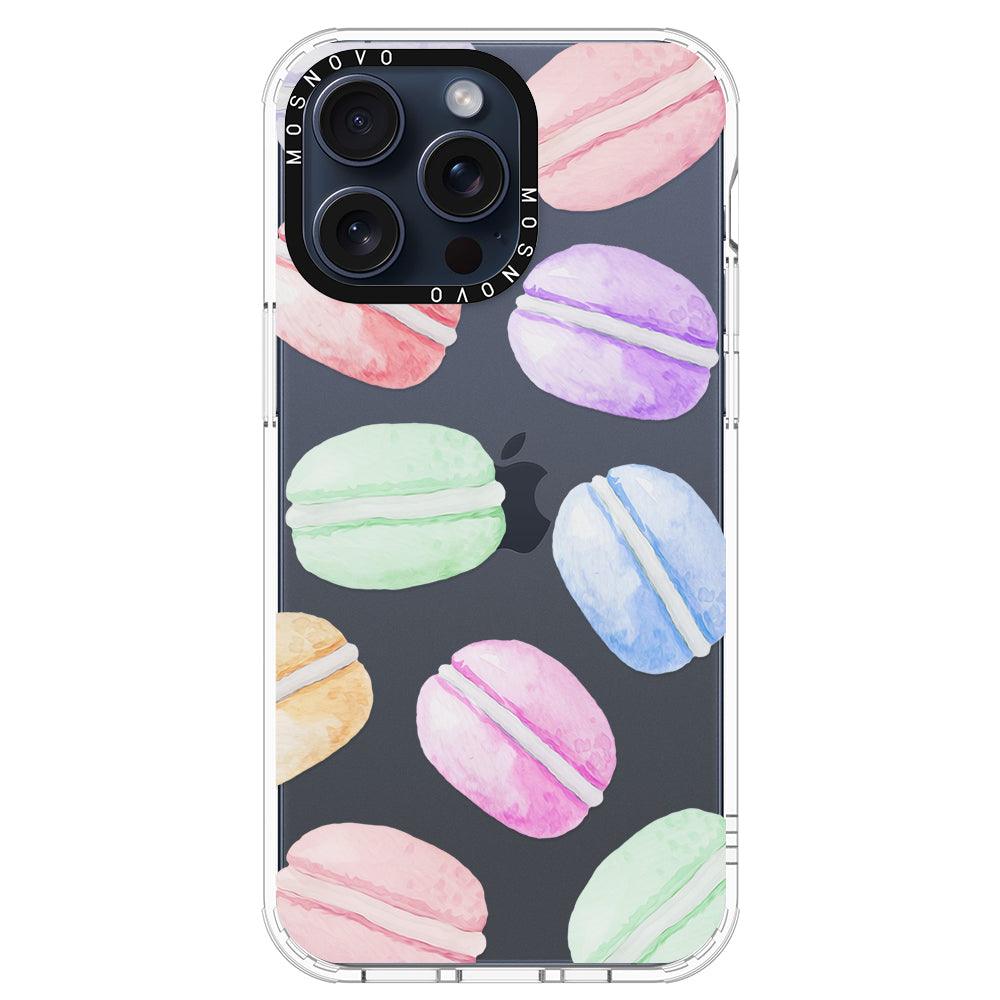 Pastel Macaron Phone Case - iPhone 15 Pro Max Case - MOSNOVO