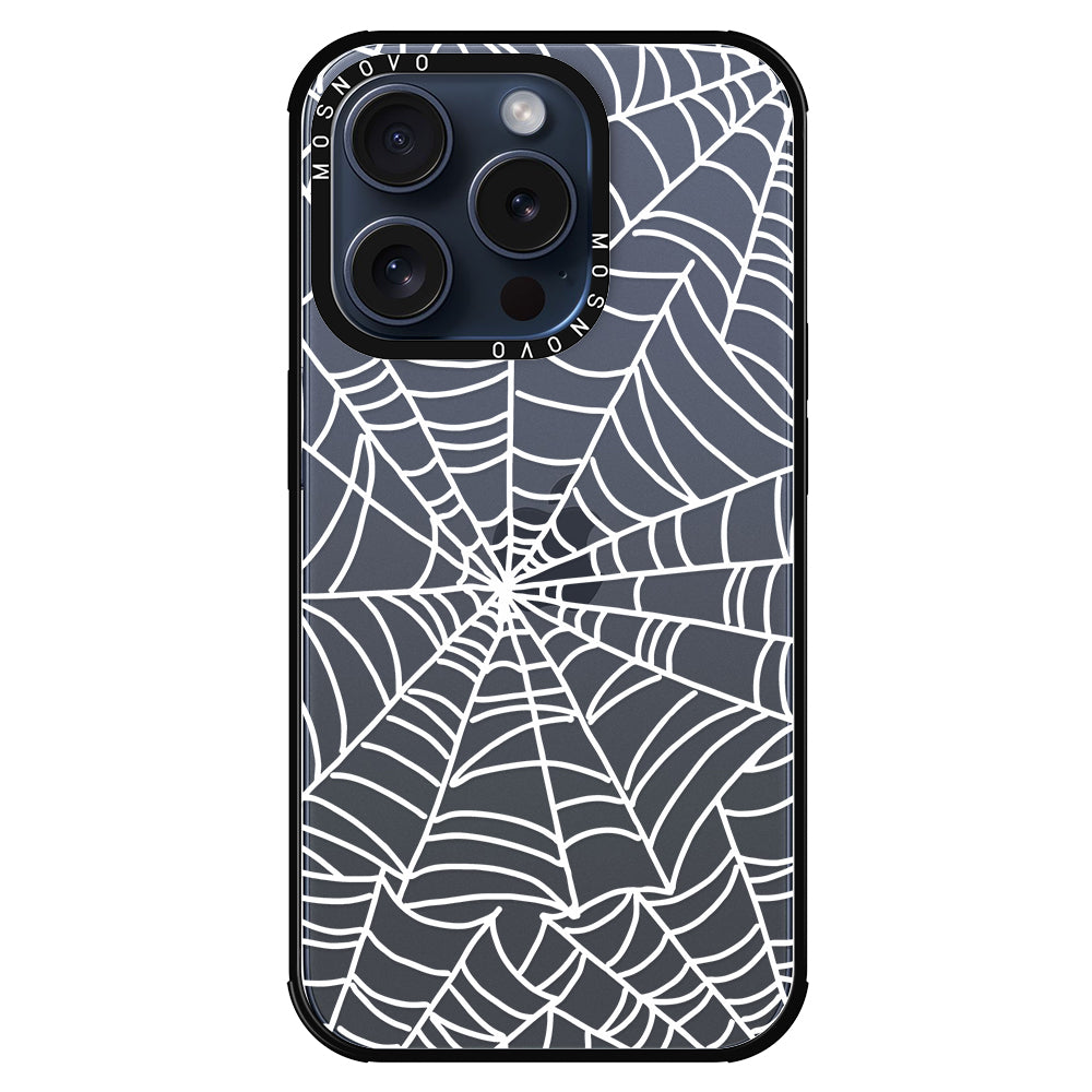 Spider Web Phone Case - iPhone 15 Pro Case - MOSNOVO