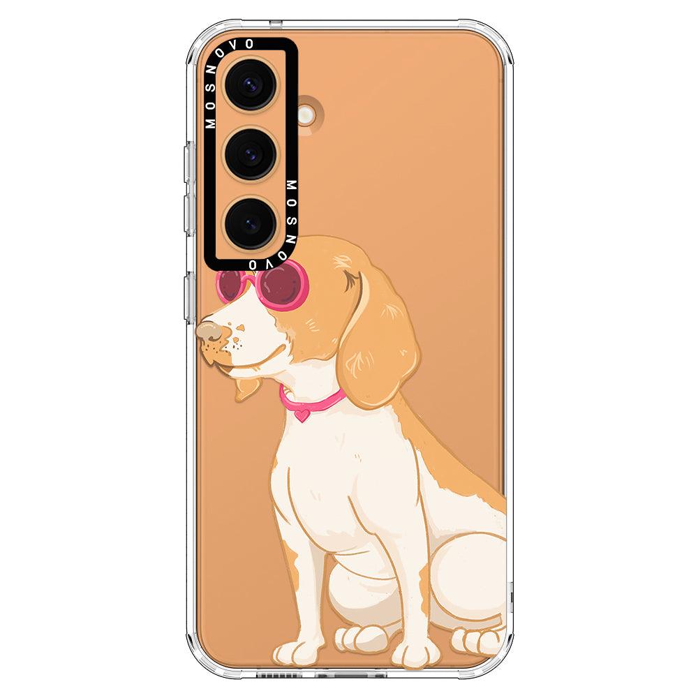 Cute Beagle Phone Case - Samsung Galaxy S24 Case - MOSNOVO