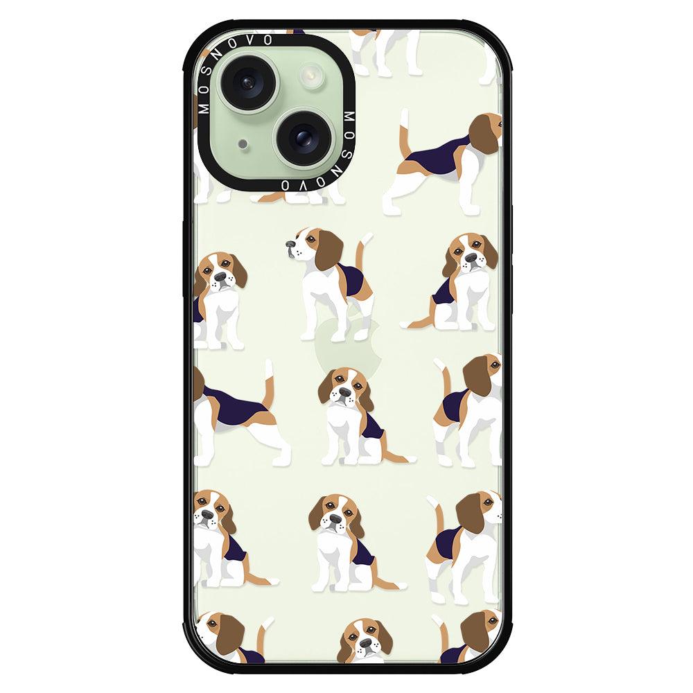 Cute Beagles Phone Case - iPhone 15 Case - MOSNOVO