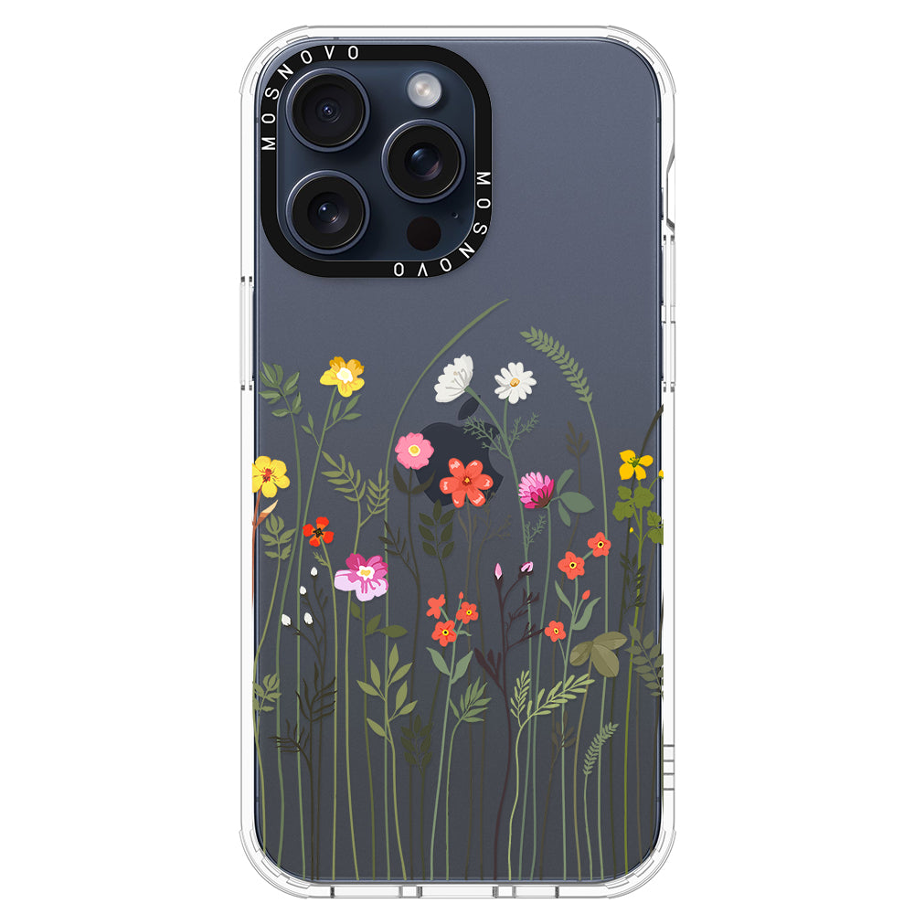 Spring Wildflower Phone Case - iPhone 15 Pro Max Case - MOSNOVO