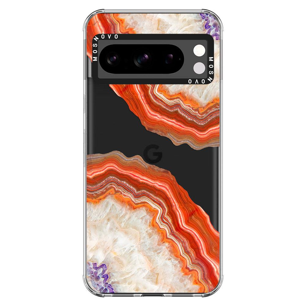 Agate Red Phone Case - Google Pixel 8 Pro Case - MOSNOVO