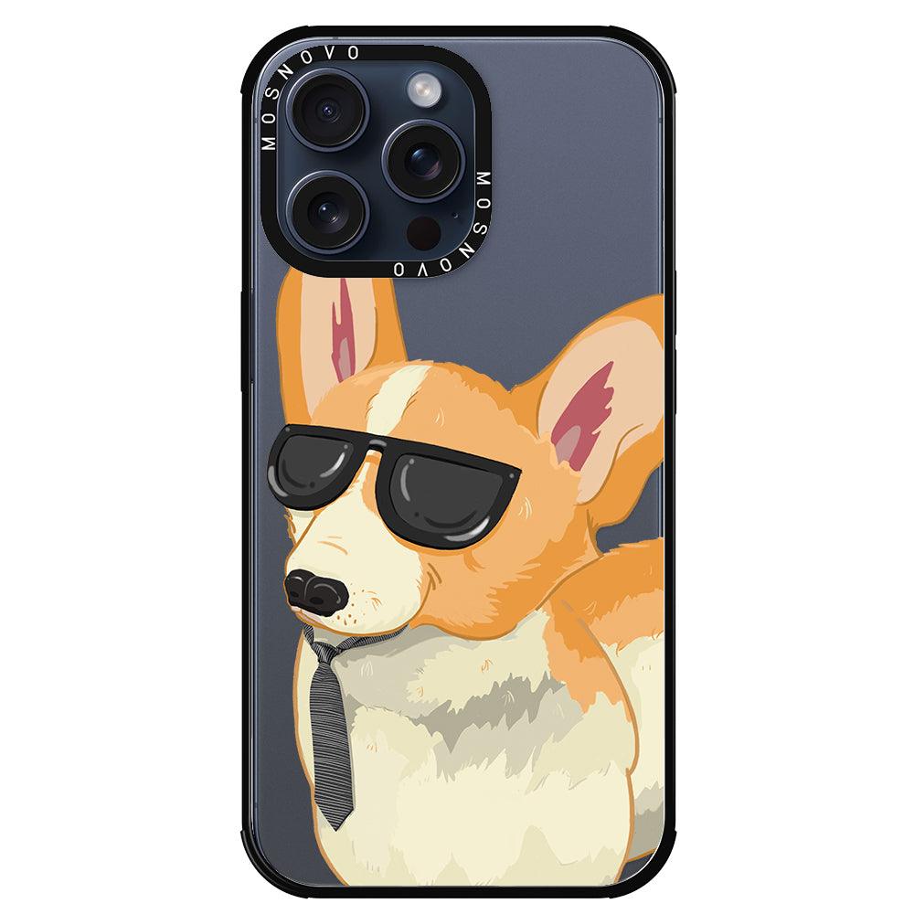 Fluffy Corgi Phone Case - iPhone 15 Pro Max Case - MOSNOVO