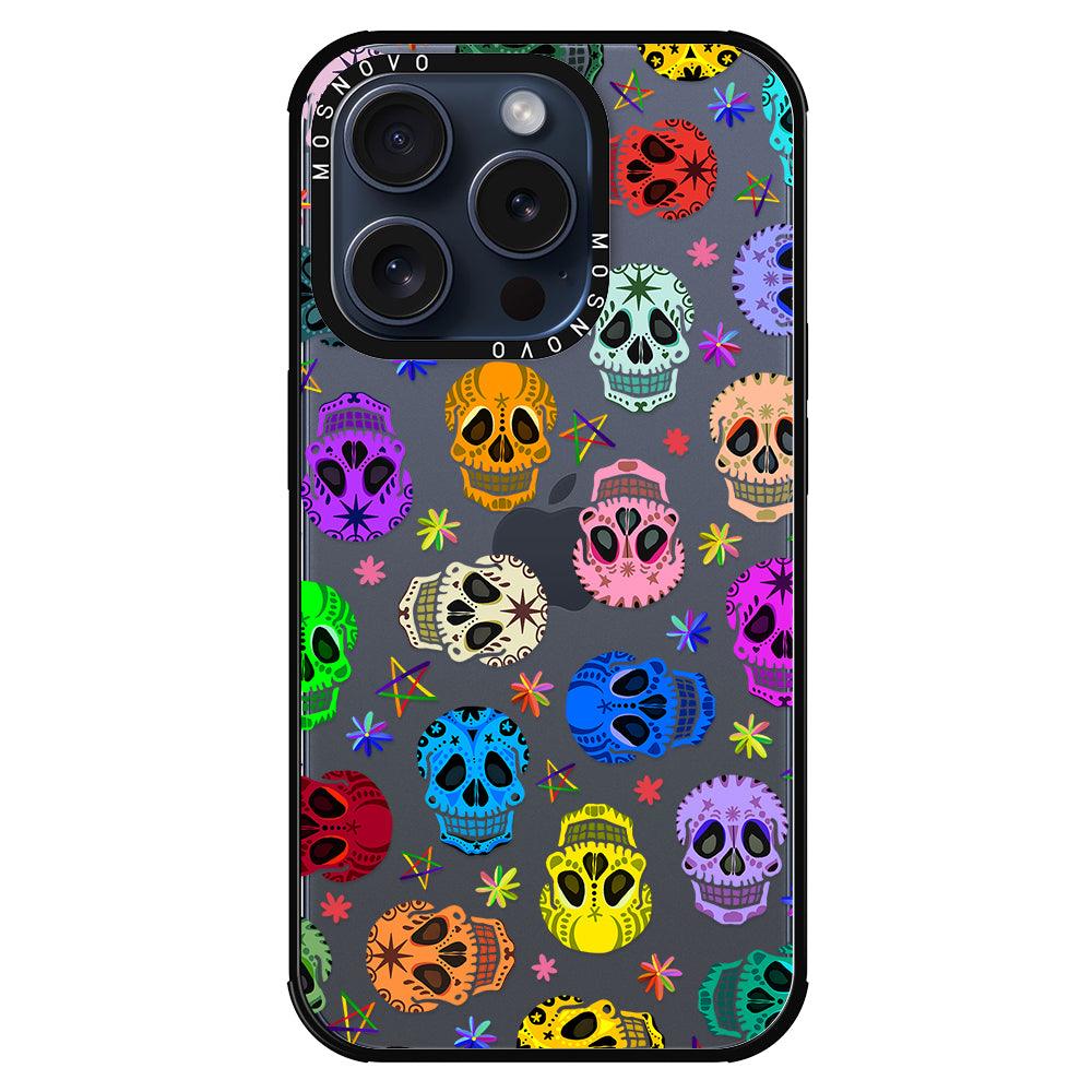 Skull Phone Case - iPhone 15 Pro Case - MOSNOVO