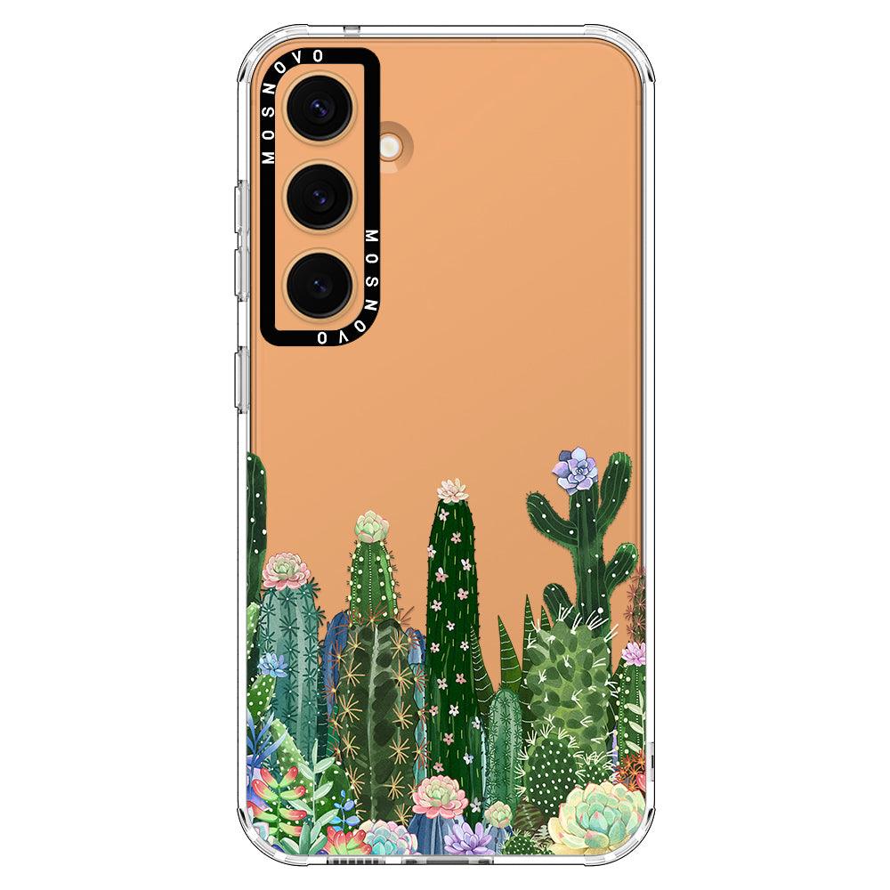 Succulents Garden Phone Case - Samsung Galaxy S24 Plus Case - MOSNOVO