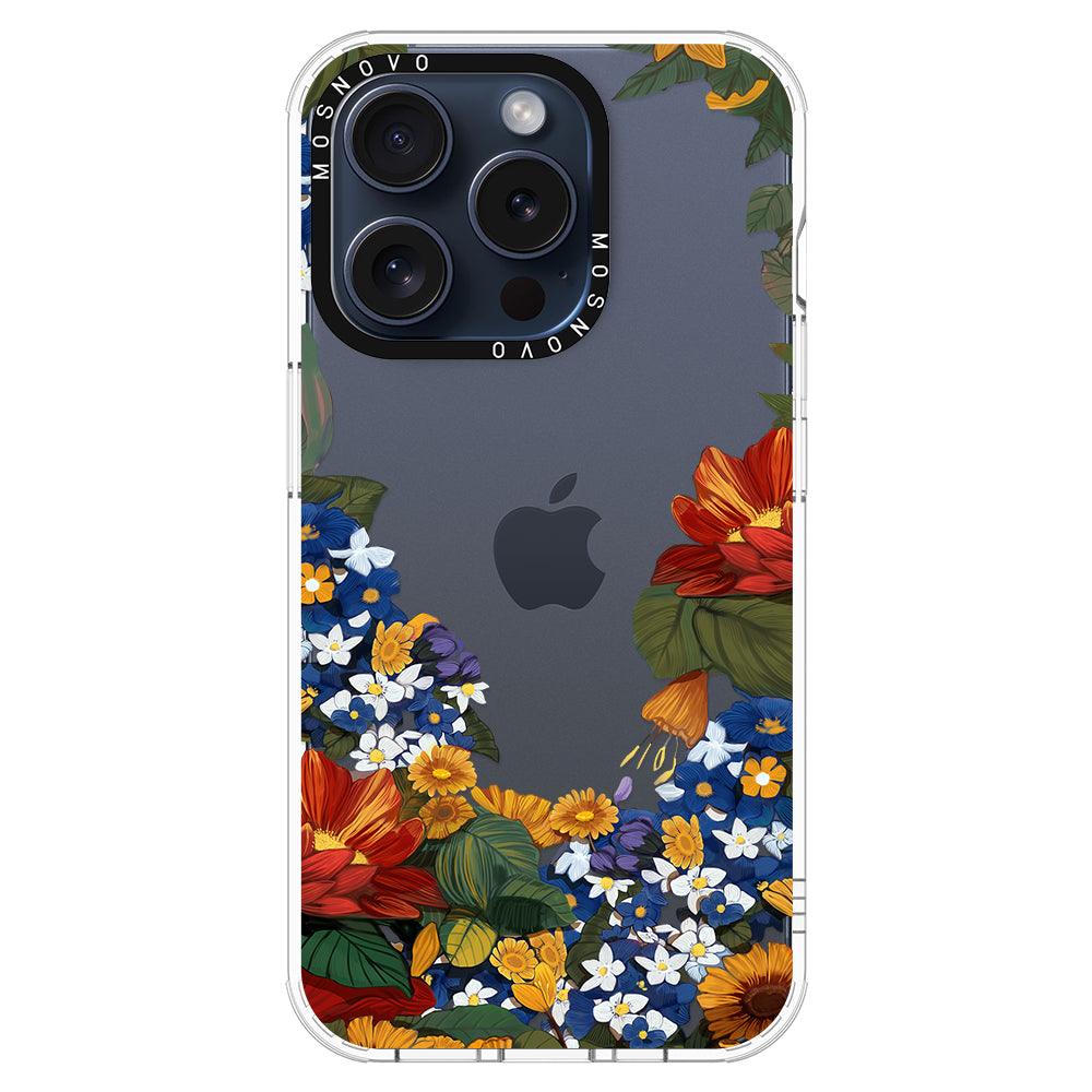 Summer Garden Phone Case - iPhone 15 Pro Case - MOSNOVO