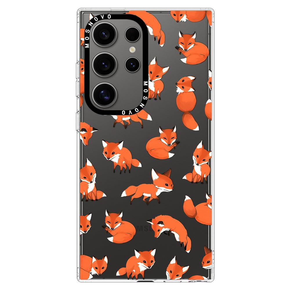 Cute Fox Phone Case - Samsung Galaxy S24 Ultra Case - MOSNOVO