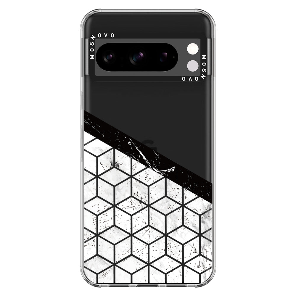 Marble Block Art Phone Case - Google Pixel 8 Pro Case - MOSNOVO