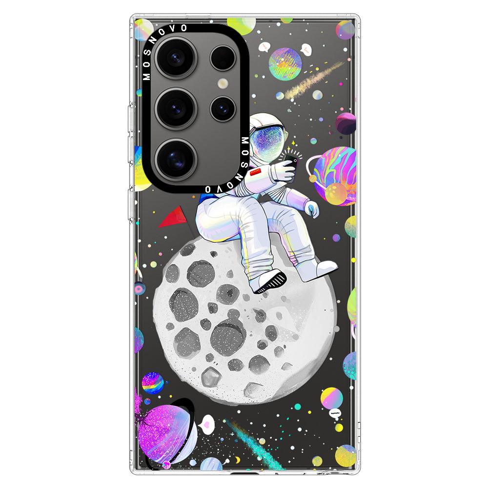 Astronaut Selfie Phone Case - Samsung Galaxy S24 Ultra Case - MOSNOVO