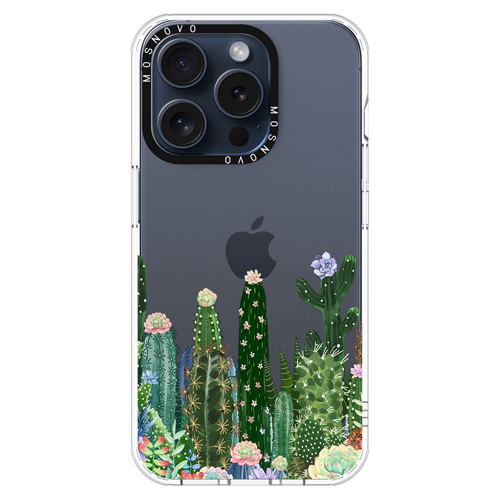 Desert Cactus Phone Case - iPhone 15 Pro Case - MOSNOVO