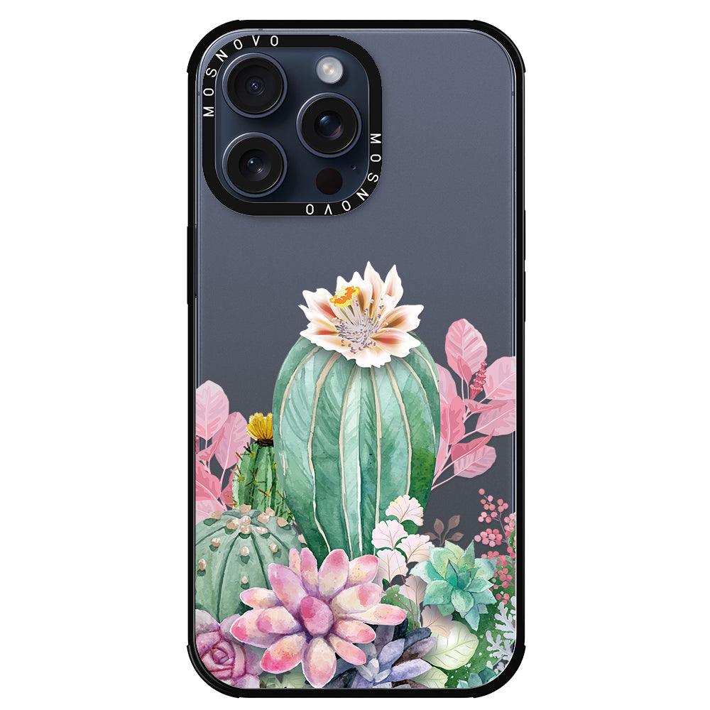 Cactaceae Phone Case - iPhone 15 Pro Max Case - MOSNOVO