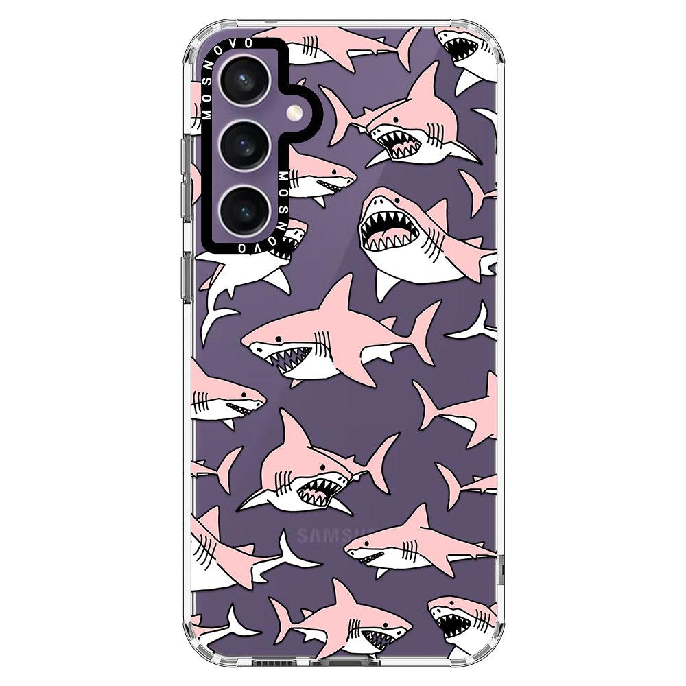 Pink Sharks Phone Case - Samsung Galaxy S23 FE Case