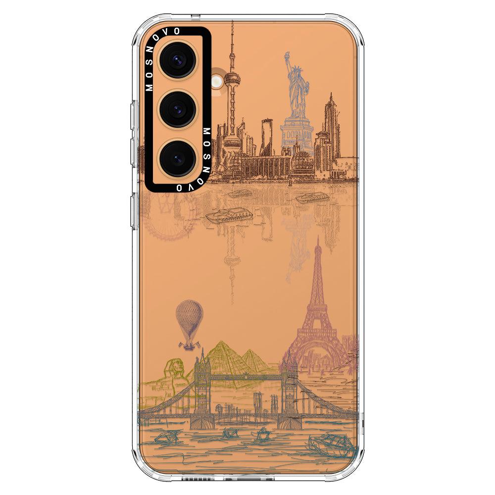 World Landscape Phone Case - Samsung Galaxy S24 Case - MOSNOVO