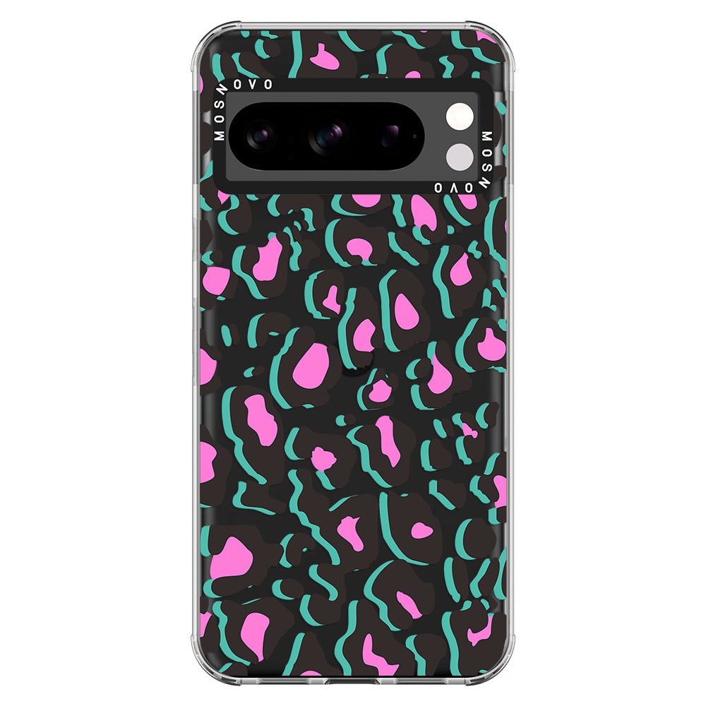 Hot Pink Leopard Print Phone Case - Google Pixel 8 Pro Case