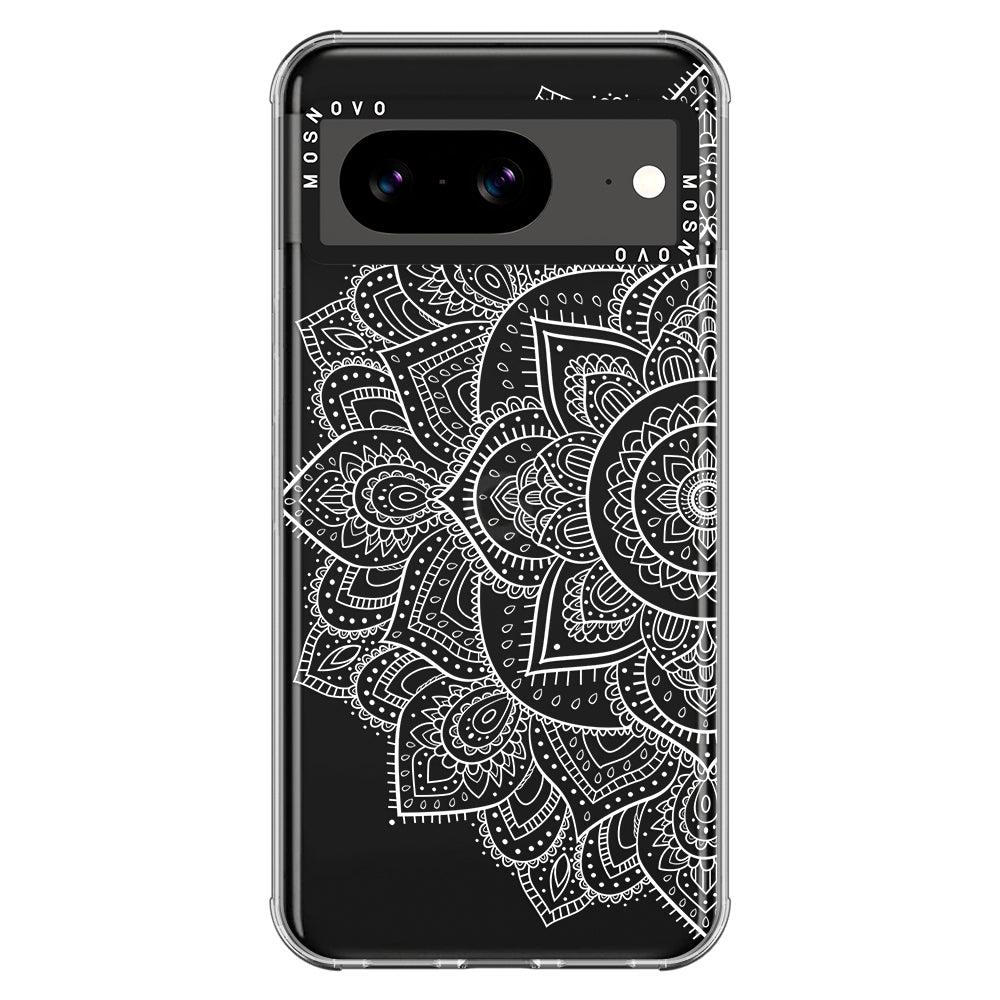 Half Mandala Phone Case - Google Pixel 8 Case - MOSNOVO