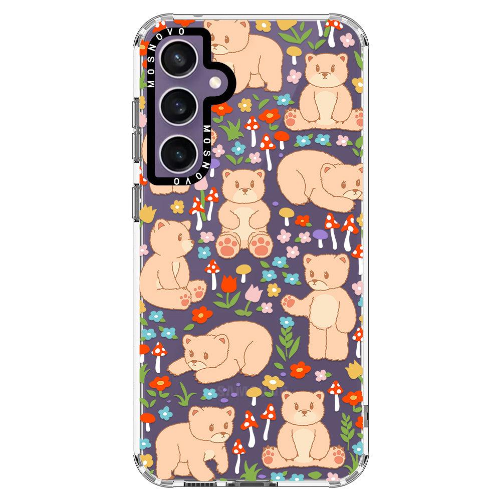 Cute Bear Phone Case - Samsung Galaxy S23 FE Case