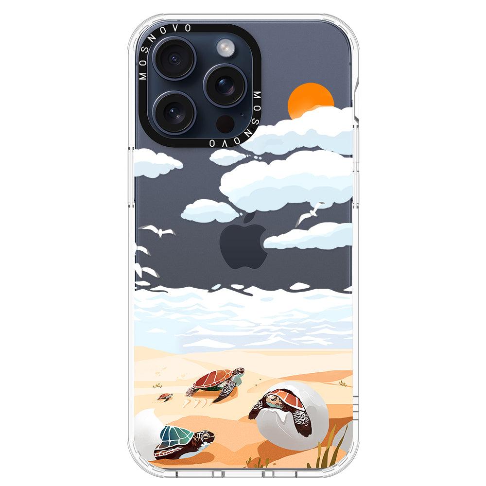 Baby Tortoise Phone Case - iPhone 15 Pro Max Case - MOSNOVO