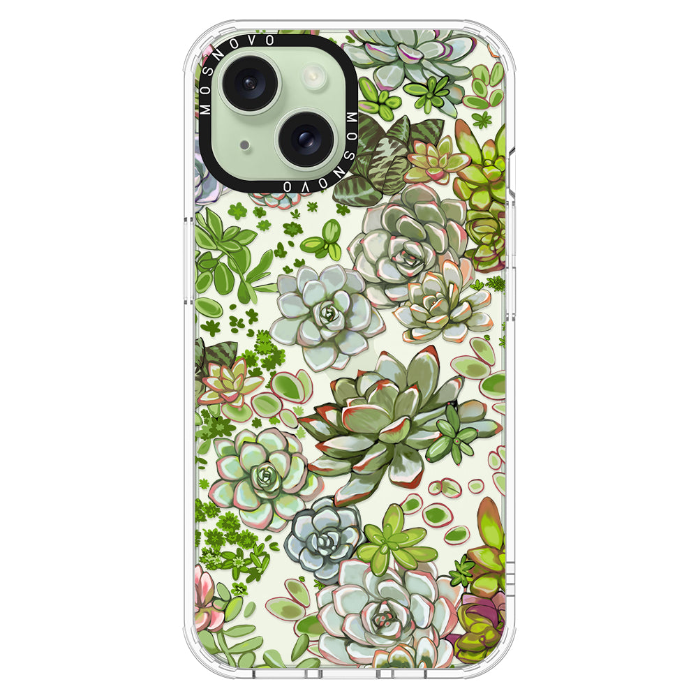 Succulent Phone Case - iPhone 15 Plus Case - MOSNOVO