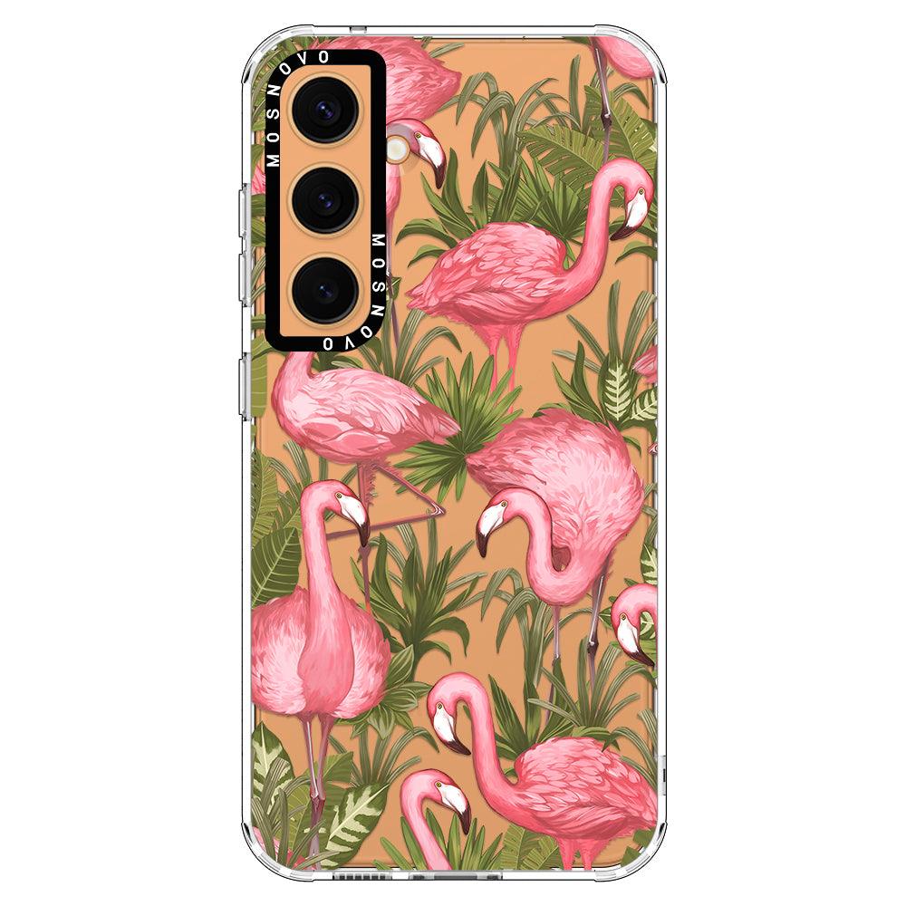 Flamingo Art Phone Case - Samsung Galaxy S24 Case - MOSNOVO