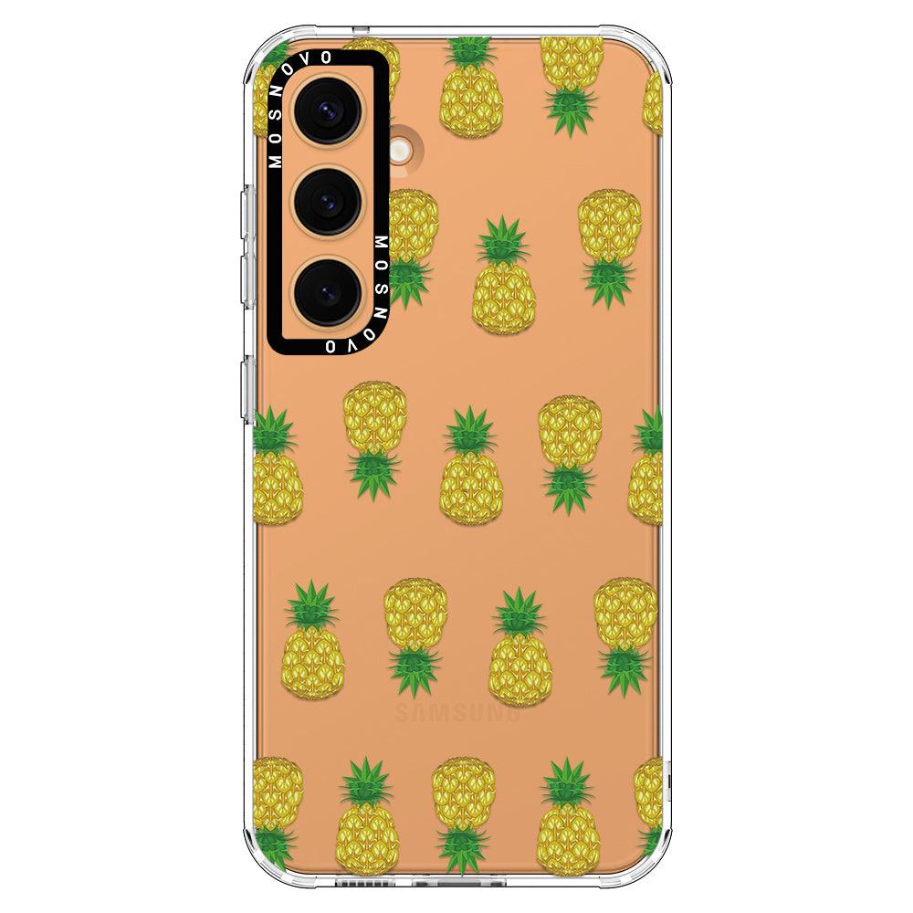 Cute Hawaiian Pineapple Phone Case - Samsung Galaxy S24 Plus Case - MOSNOVO