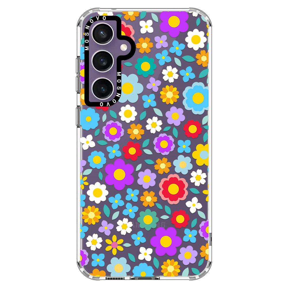 Groovy Floral Phone Case - Samsung Galaxy S23 FE Case