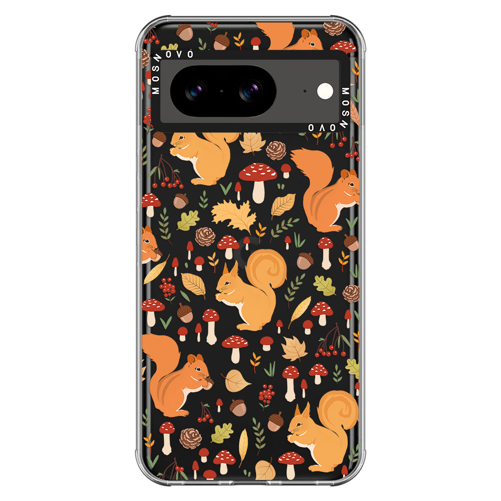 Autumn Squirrel Phone Case - Google Pixel 8 Case - MOSNOVO