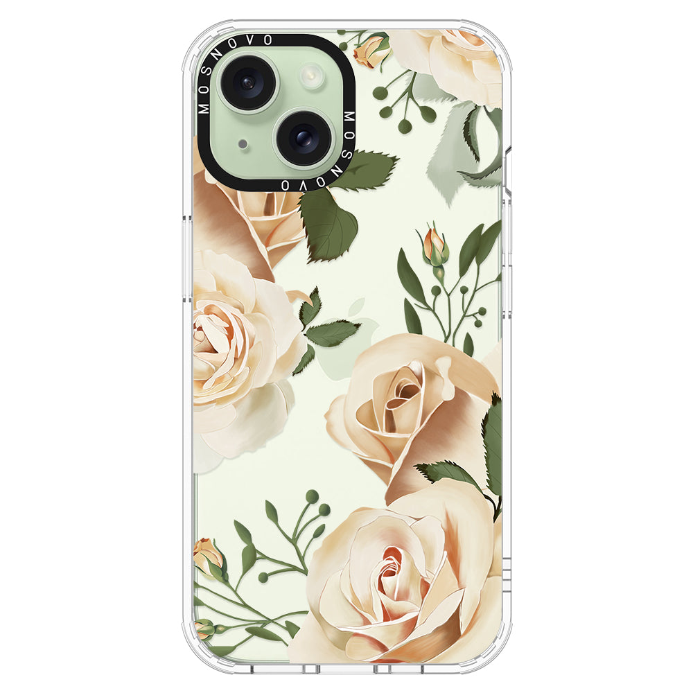 Champagne Roses Phone Case - iPhone 15 Plus Case - MOSNOVO