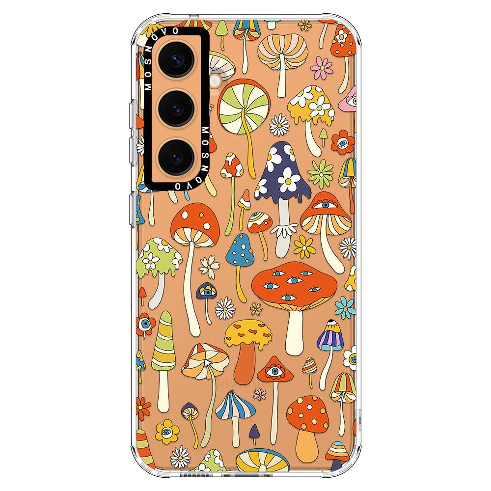 Mushroom Art Phone Case - Samsung Galaxy S24 Case