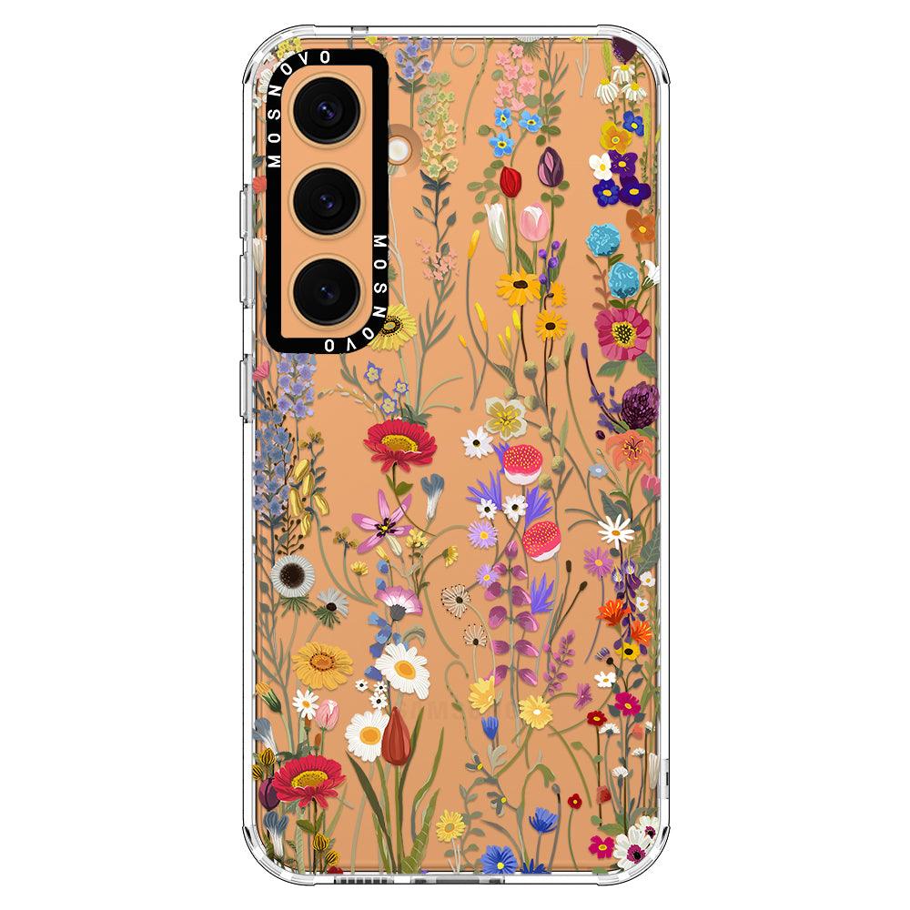 Wildflower Meadow Phone Case - Samsung Galaxy S24 Case - MOSNOVO