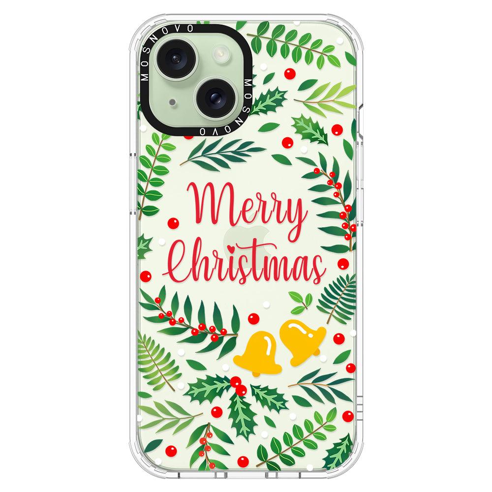 Merry Christmas Phone Case - iPhone 15 Case - MOSNOVO