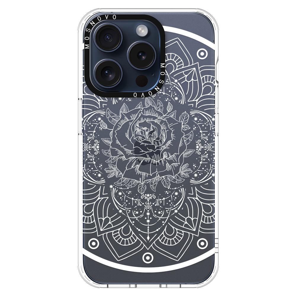 Rose Art Phone Case - iPhone 15 Pro Case - MOSNOVO