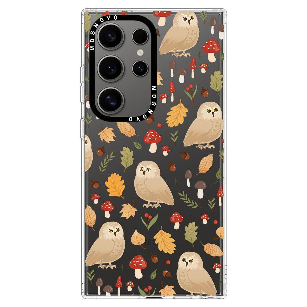 Autumn Owl Phone Case - Samsung Galaxy S24 Ultra Case - MOSNOVO