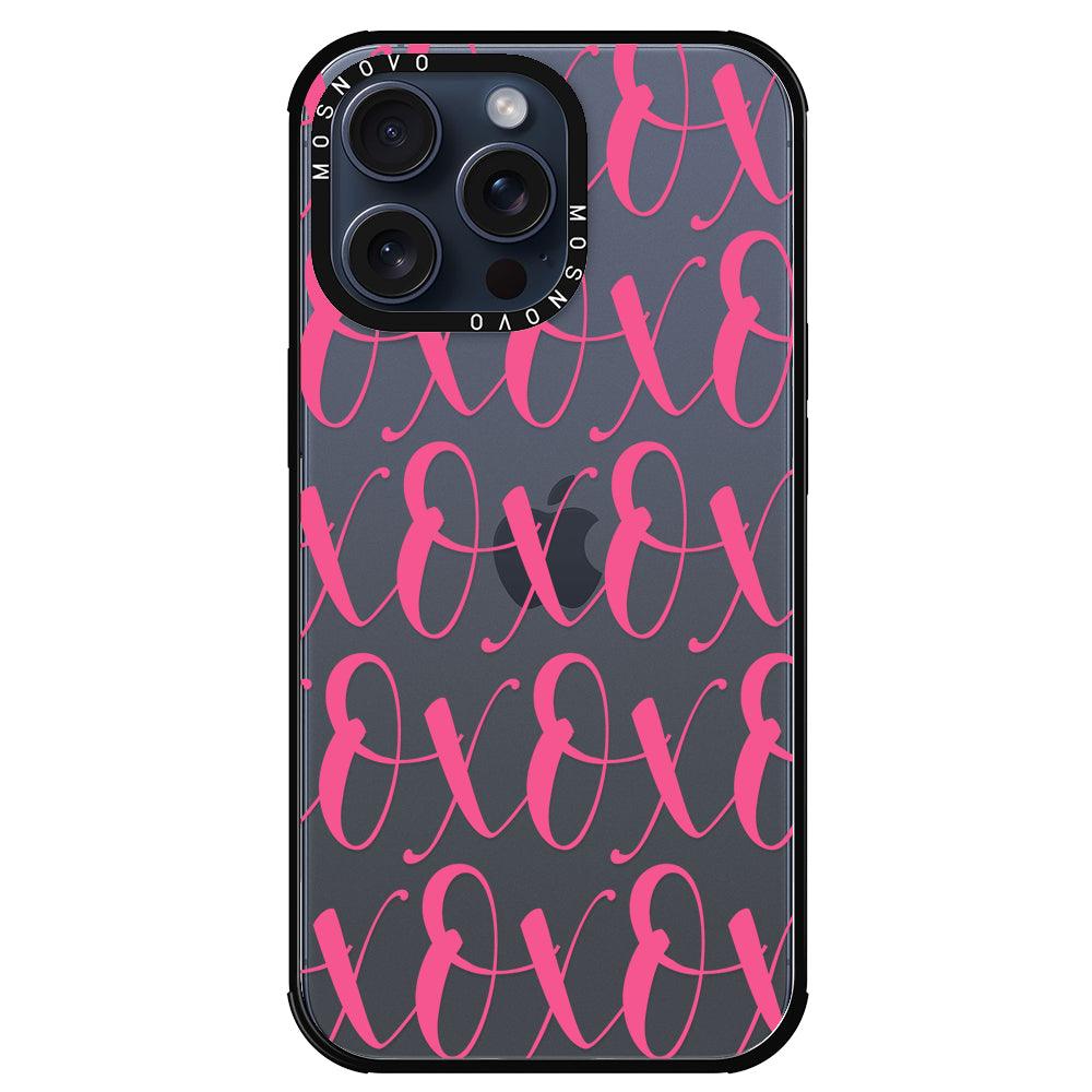 XOXO Phone Case - iPhone 15 Pro Max Case - MOSNOVO