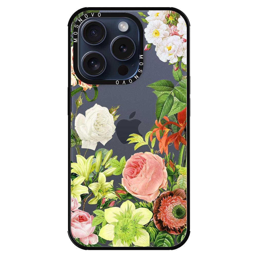 Botanical Garden Phone Case - iPhone 15 Pro Case - MOSNOVO