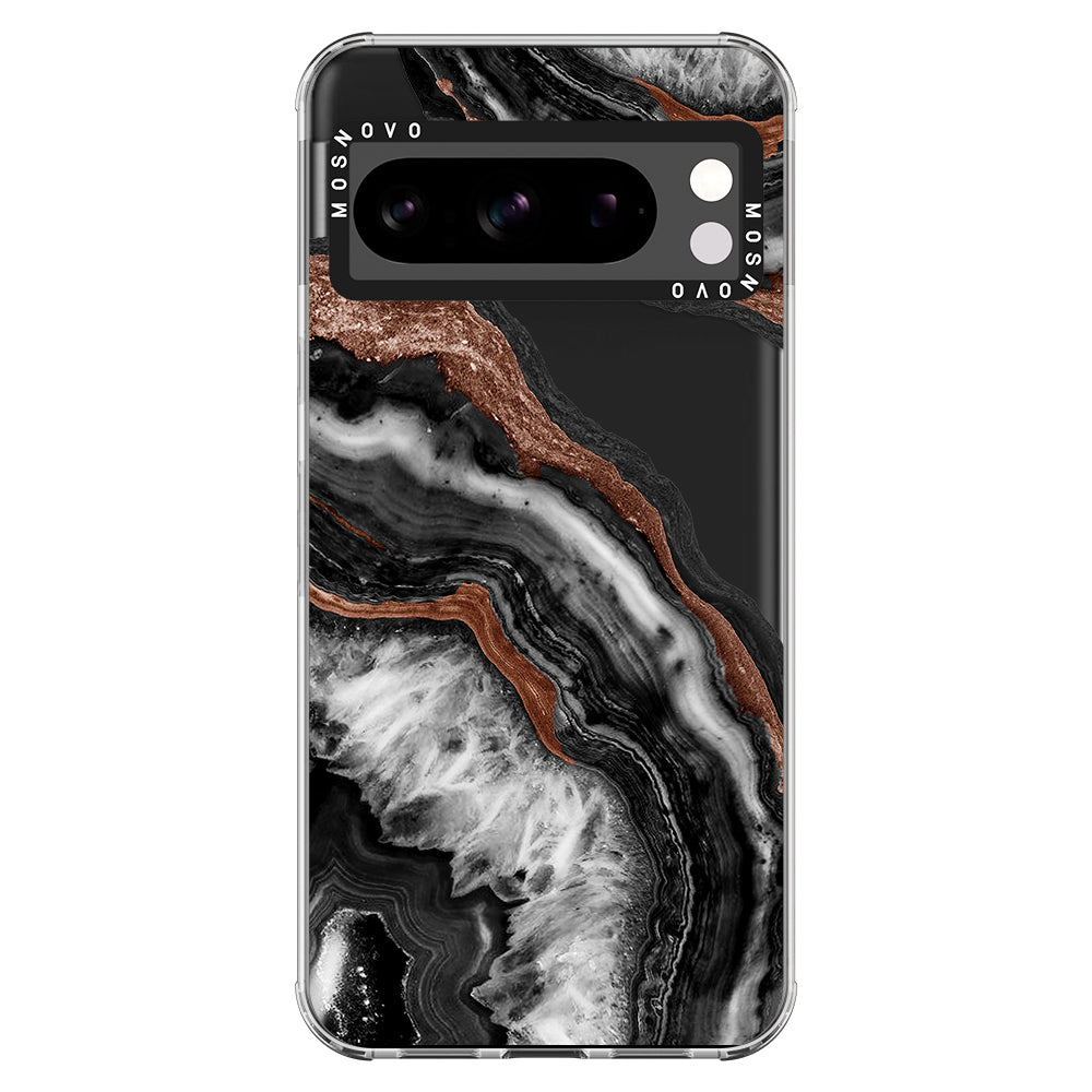 Black Agate Phone Case - Google Pixel 8 Pro Case - MOSNOVO