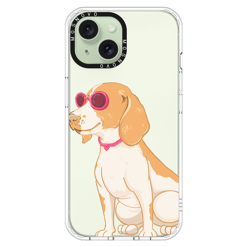 Cute Beagle Phone Case - iPhone 15 Plus Case - MOSNOVO