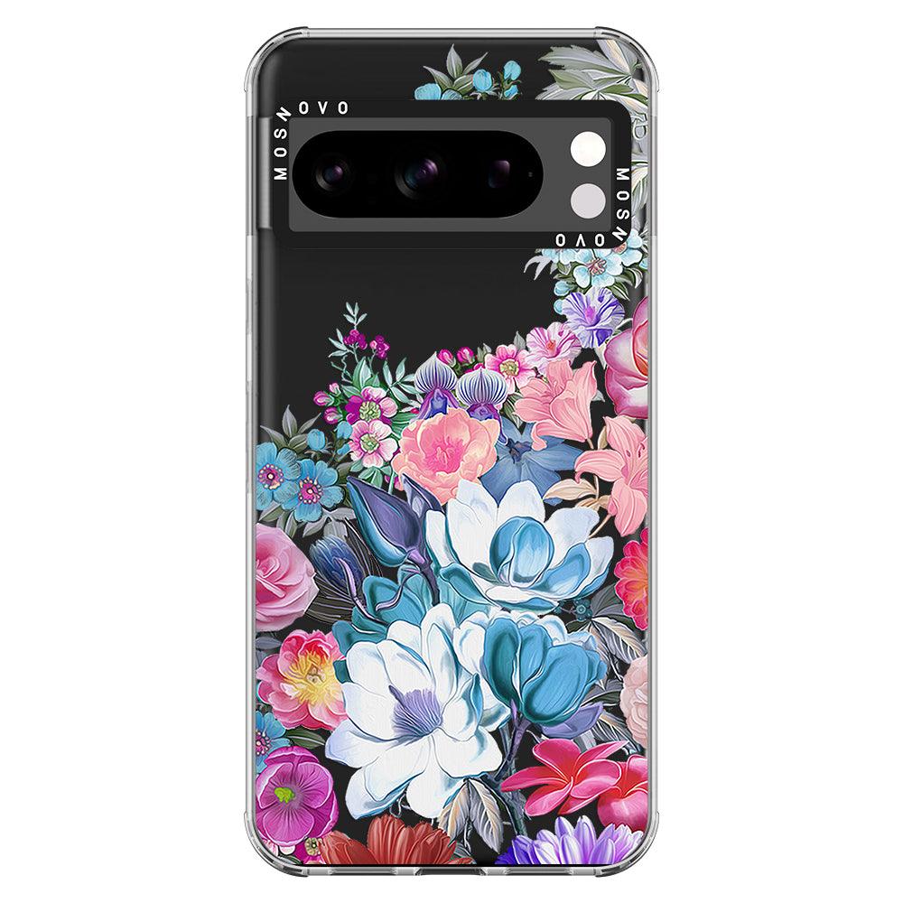 Magnolia Flower Phone Case - Google Pixel 8 Pro Case - MOSNOVO