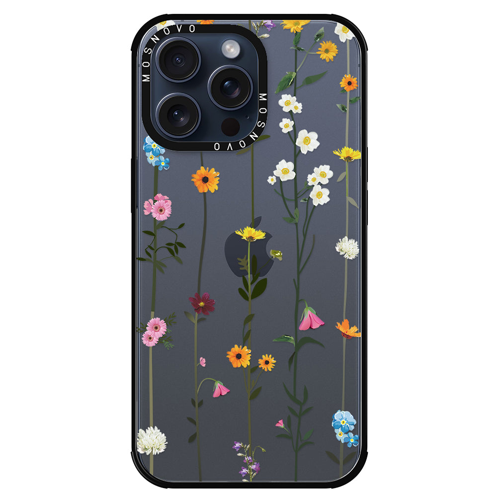 Wildflowers Phone Case - iPhone 15 Pro Max Case - MOSNOVO