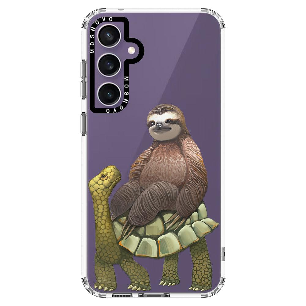 Sloth Turtle Phone Case - Samsung Galaxy S23 FE Case