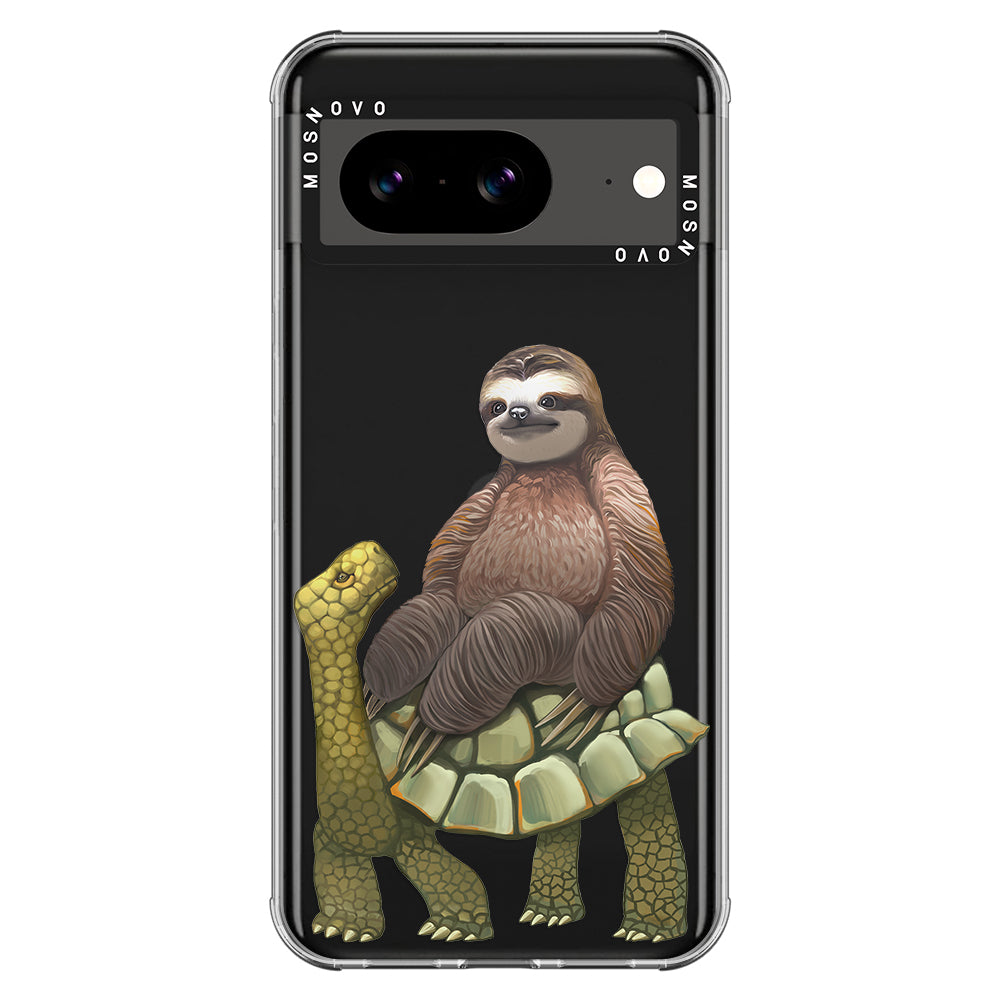 Sloth Turtle Phone Case - Google Pixel 8 Case - MOSNOVO