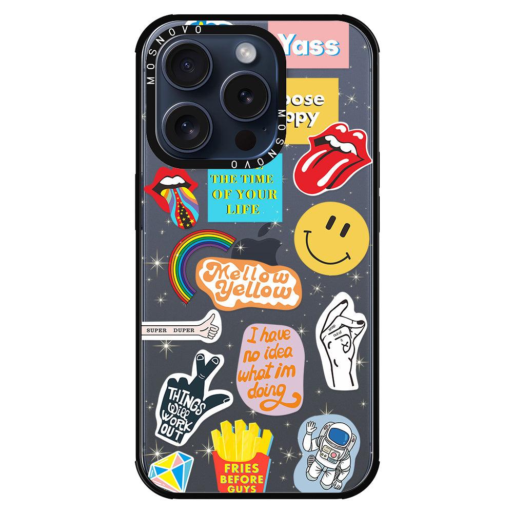 Pop Culture Phone Case - iPhone 15 Pro Case - MOSNOVO